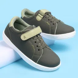 Pine Kids Velcro and Lace Closure Casual Shoes - Green-picture-24