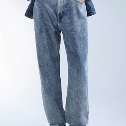 Flying Machine Men Acid Wash Relaxed Fit Mid-Rise Stretchable Jeans-picture-37