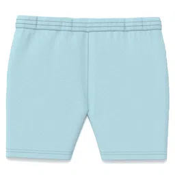 Nautinati Cotton Knit Pack Of 2 Catch Me Text & Ship Printed Shorts - Blue & White image 4