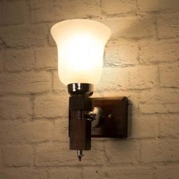 Fos Lighting Brown Chrome Plated Brass Wall Sconce Light (Bulb not included) - Set of 1-picture-15