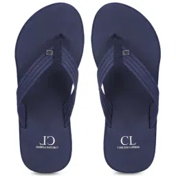Carlton London Men's Navy Flip Flops-picture-0