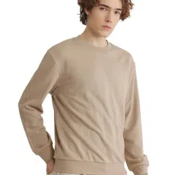 Rare Rabbit Beige Regular Fit Embroidered Sweatshirt image 3