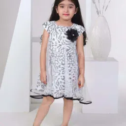 Peppermint Girls Black Shimmer Dress-picture-20
