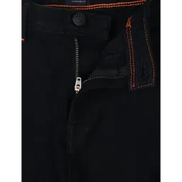 Allen Solly Junior Black Regular Fit Shorts image 3