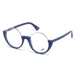 WEB EYEWEAR Blue Round Eye Frames for Women-picture-18