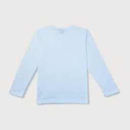 Gini & Jony Kids White Cotton Printed Full Sleeves T-Shirt image 2