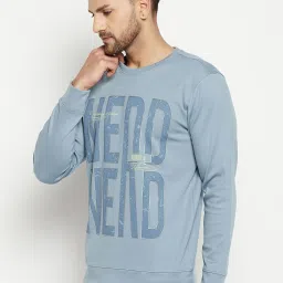 Duke Stone Grey Regular Fit Printed Sweatshirt image 3