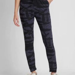 Globus Black & Blue Printed Track Pants-picture-36