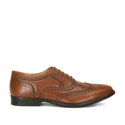 Bata Men's Tan Brogue Shoes-image-62