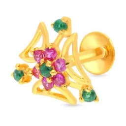 Malabar Gold and Diamonds 22k Gold Nosepin for Women-picture-18
