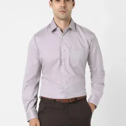 Van Heusen Purple Cotton Regular Fit Shirt-picture-17