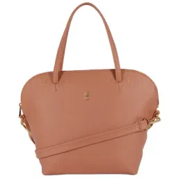 Baggit Pink Solid Medium Handbag-image-12