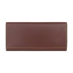 SCHARF Brown Solid Bi-Fold Wallet for Women image 2