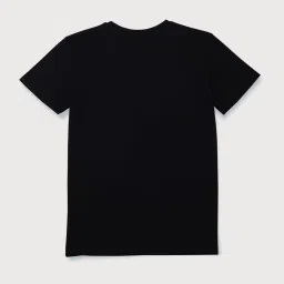 Gini & Jony Kids Black Cotton Printed T-Shirt image 2