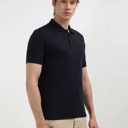 Calvin Klein Navy Slim Polo T-Shirt image 4