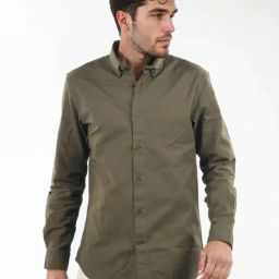 celio celio* Olive Regular Fit Shirt-picture-22