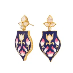 Kicky & Perky Wedding Bliss 925 Sterling Silver Earrings For Women-picture-19