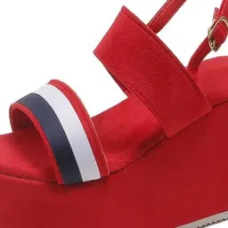 Baespice Suede Wedge Sandals image 3