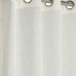 HOSTA HOMES White Curtains image 3