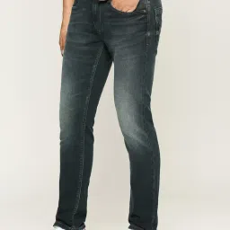 Pepe Jeans Dark Indigo Blue Cotton Slim Fit Jeans-picture-39