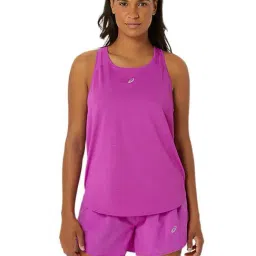 Asics Purple Plain Sports Tank Top-image-5
