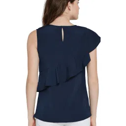 Miss Chase Navy Crepe Top image 2