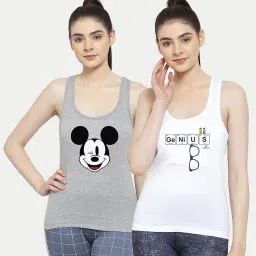 Friskers Multicolor Printed Camisole (Pack Of 2) image 1