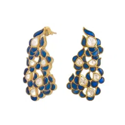 Kicky & Perky Wedding Bliss 925 Sterling Silver Earrings For Women-picture-10