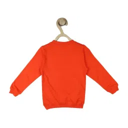 Allen Solly Junior Orange Cotton Regular Fit Full Sleeves Sweatshirt image 2