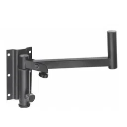 MX Universal Adjustable Wall Mount Speaker Bracket Stands with Tilt Angle Rotation Adjustment Speakers Stand Black (MX-3723) image 1