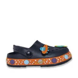 Pantaloons Junior Blue & Orange Back Strap Clogs-picture-35