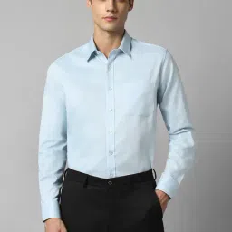 Louis Philippe Blue Slim Fit Shirt-picture-10