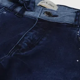 Gini & Jony Kids Navy Regular Fit Jeans image 4