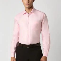 Van Heusen Pink Cotton Regular Fit Shirt-picture-13