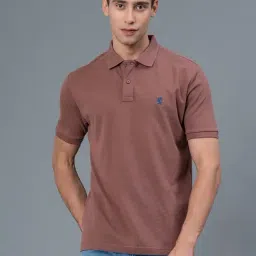 Red Tape Brown Cotton Regular Fit Polo T-Shirt-picture-22