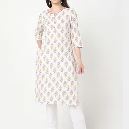 R&B Women Ethnic Motifs Printed Flared Sleeves Kurta-picture-4