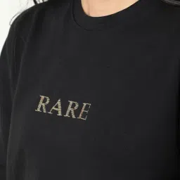 Rareism Black Regular Fit Sweatshirt image 3