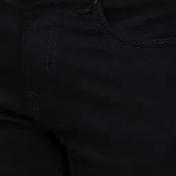 Spykar Black Super Slim Fit Stretchable Jeans image 4