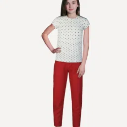 Gini & Jony Kids Red Regular Fit Trousers image 3