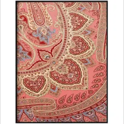 Indian Classic Art Multicolor Canvas Abstract Wall Art image 2