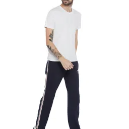 Duke Navy Cotton Trackpants image 5