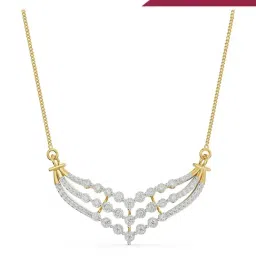 EMORI 14k (585) Yellow Gold Teriza Lab Grown Diamond Necklace for Women-image-87