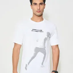 Ajile By Pantaloons Bright White Relaxed Fit Printed T-Shirt-picture-26