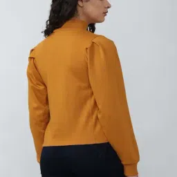 Van Heusen Orange High Neck Sweatshirt image 2