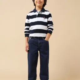 U.S. Polo Assn. Boys Blue Cotton Jeans image 4