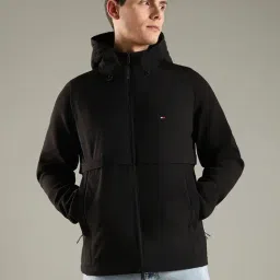 TOMMY HILFIGER Black Printed Regular Fit Cotton Jacket-picture-41