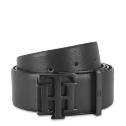 Tommy Hilfiger Black & Brown Assens Leather Reversible Belt-picture-26