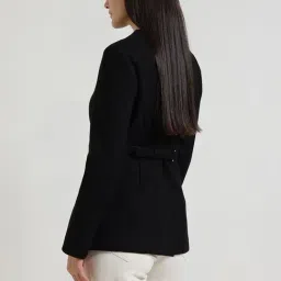 Fablestreet Black Polyester Jacket image 2