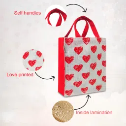 Earth Bags Vibrant Neon Printed Gift Tote Bag Multi-Color (Pack of 2) image 5