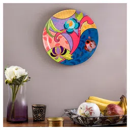 Kolorobia Pastle Colors Painting Flowers Inspired Home Decor Wall Plate image 2